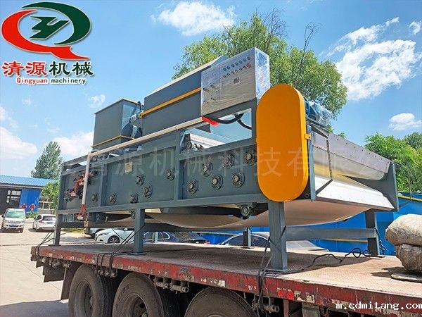 今日发货湖南客户转鼓浓缩脱水一体机