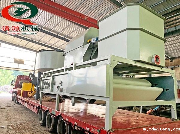 今日发货青海客户转鼓浓缩脱水一体机砂水分离器