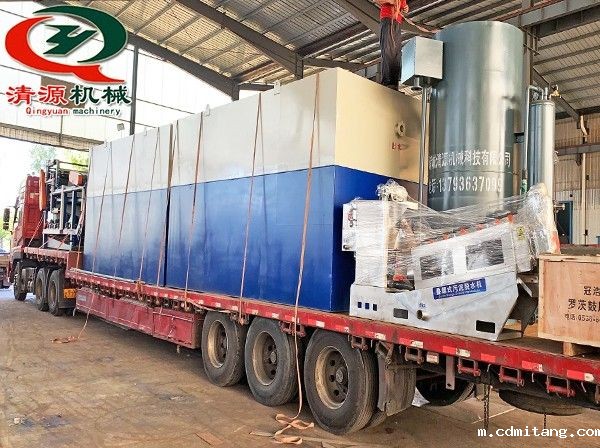 今日发货四川客户带式污泥压滤机地埋式米兰体彩官网app竖流式溶气气浮机叠螺式污泥脱水机